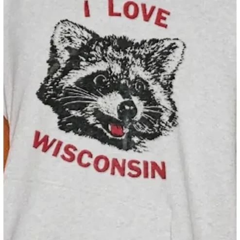 I Love Wisconsin Tee Vintage Raccoon Graphic Shirt Badger State Pride Gift
