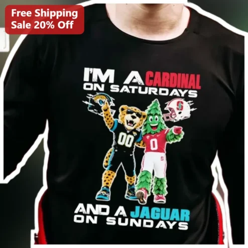 I'M A Cardinal On Saturdays And A Jaguar On Sundays Long Sleeve Shirt