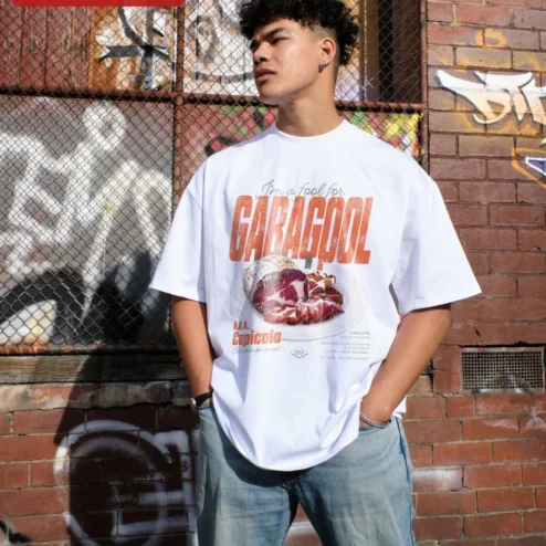 Customer in Chicago, Illinois wearing I'm a Fool for GABAGOOL A.K.A. Capicola It's What's for Dinner Tee Italian American Humor Sopranos G