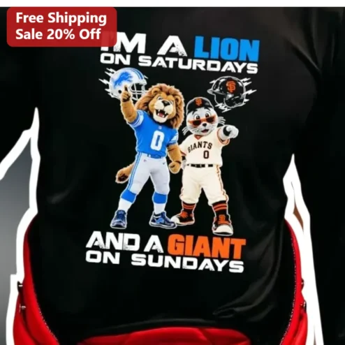 I'm A Lion On Saturdays And A Giant On Sundays Long Sleeve Shirt