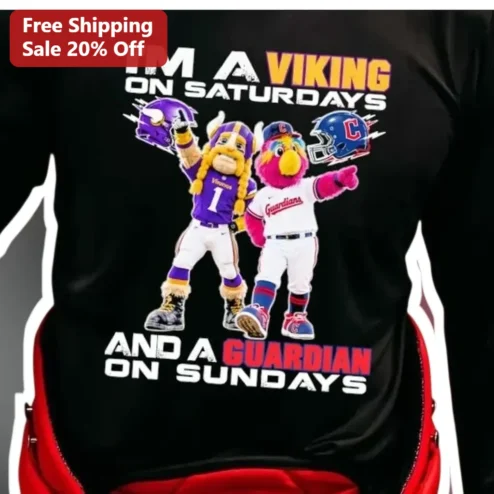 I'M A VIKING ON SATURDAYS AND A GUARDIAN ON SUNDAYS Long Sleeve Shirt