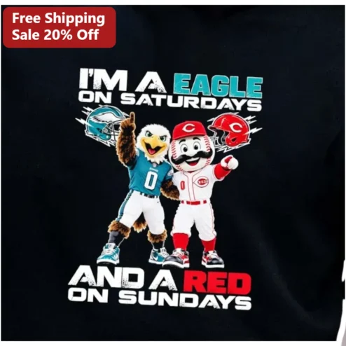 I'm An Eagle On Saturdays And A Red On Sundays Tee