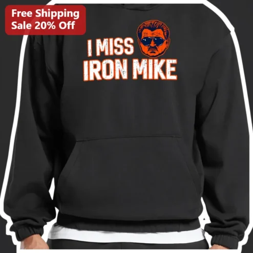 I Miss Iron Mike Hoodie Days Gone Wilcox Vintage Distressed Pullover