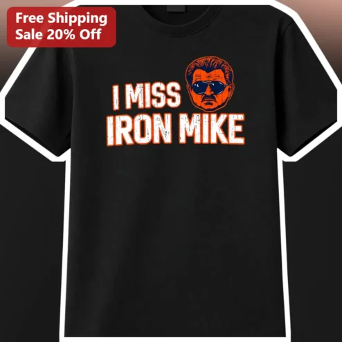 I Miss Iron Mike Tee Days Gone Character Shirt Vintage Distressed Graphic Tee for Gaming Fans