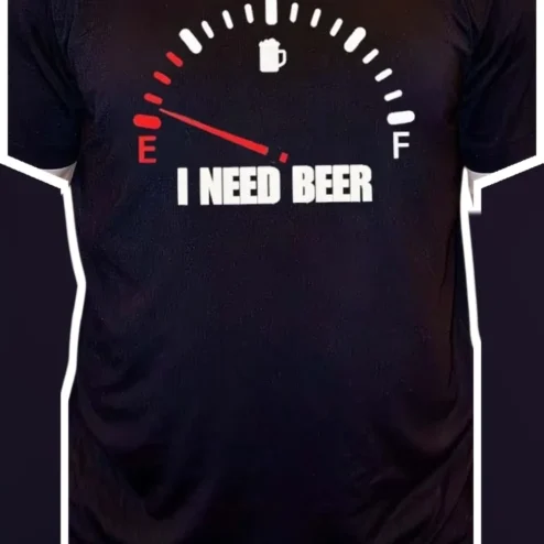 I NEED BEER Funny Beer Lover Graphic Tee for Men Women Gift