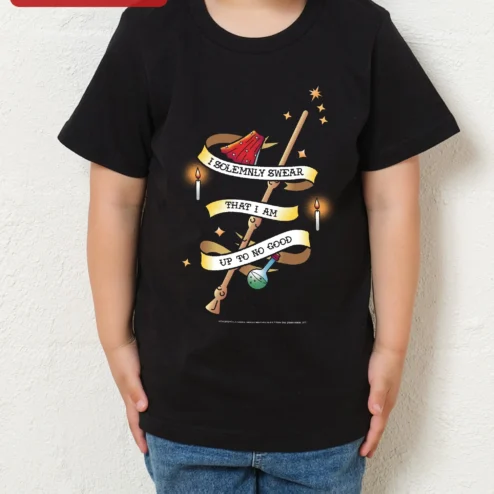 I Solemnly Swear That I Am Up To No Good Harry Potter Marauders Map Kids Tee