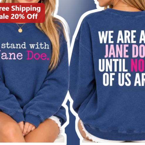 I Stand With We Are All Until None Of Us Are Sweatshirt Custom Name Activist Gift