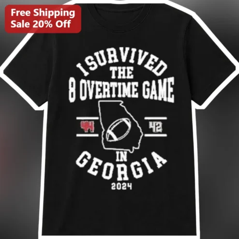 I Survived the Overtime Game Tee College Football Fan Gift