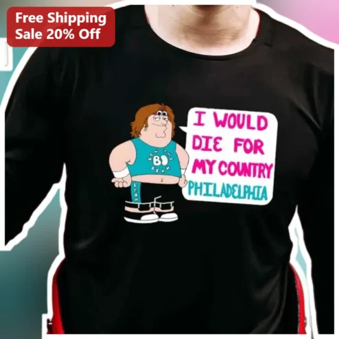 I Would Die For My Country Joe Swanson Family Guy Graphic Tee