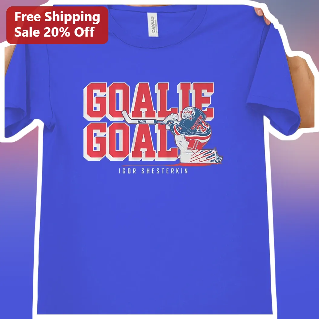 Igor Shesterkin Goalie Goal Tee NHL Rangers Fan Commemorative Shirt
