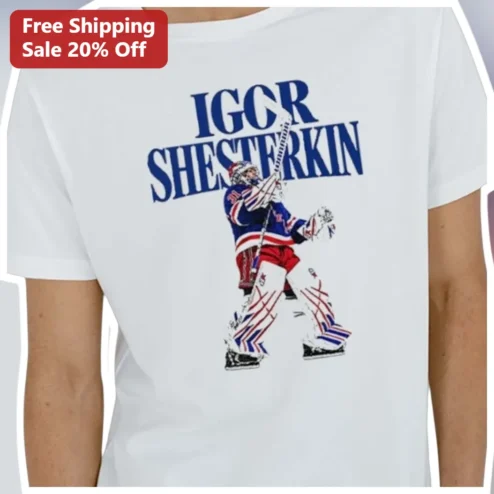 Igor Shesterkin Tee New York Rangers Goalie Hockey Fan Shirt