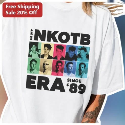 In My NKOTB Era Since '89 New Kids On The Block Retro Pop Art Tee
