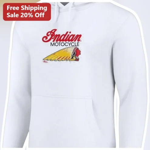 Indian Motorcycle Vintage Logo Hoodie for Men Women Biker Gift