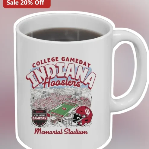 Indiana Hoosiers College GameDay Memorial Stadium Mug