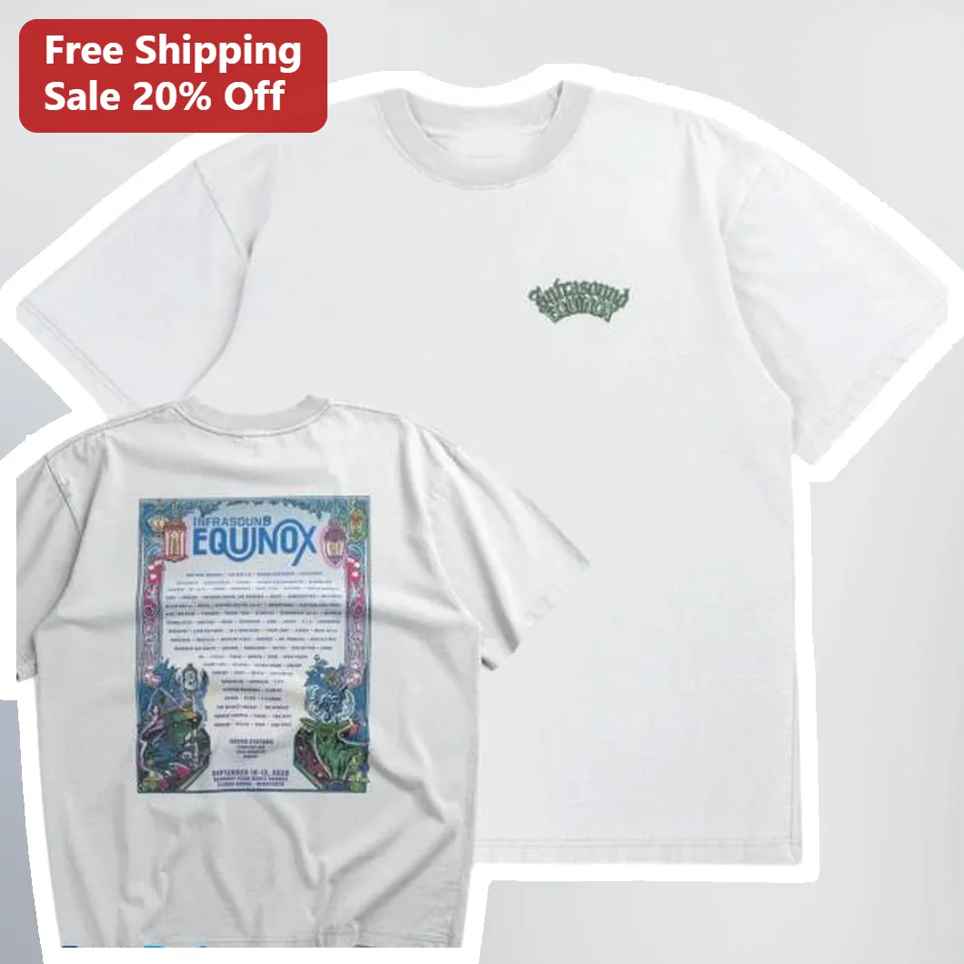 Infrasound Equinox Psytrance Festival Graphic Tee Electronic Music Merch