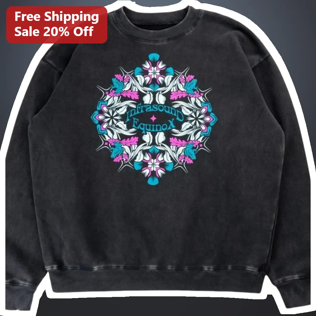 Infrasound Equinox Sweatshirt Psychedelic Mandala Crewneck Festival Merch
