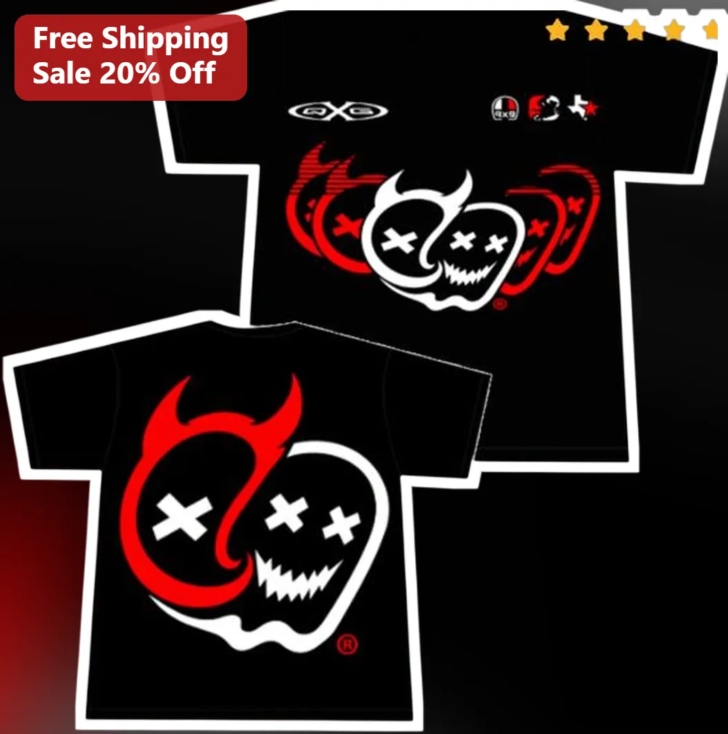 Insane Clown Posse Tee Juggalo Horrorcore Skull Mask Graphic T-Shirt for Men