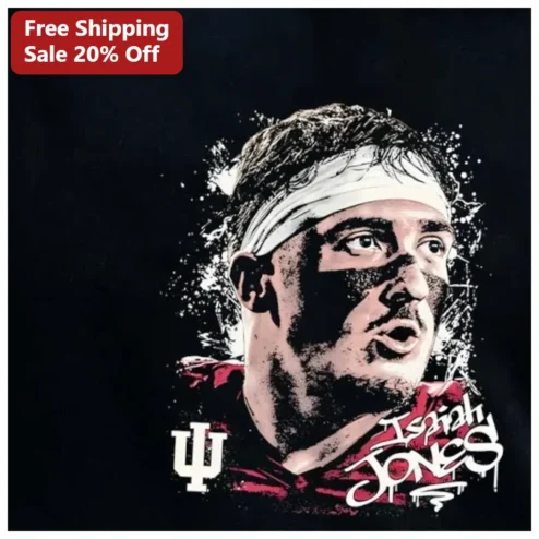 Isaiah Jones Indiana Hoosiers Football Player Graphic Tee
