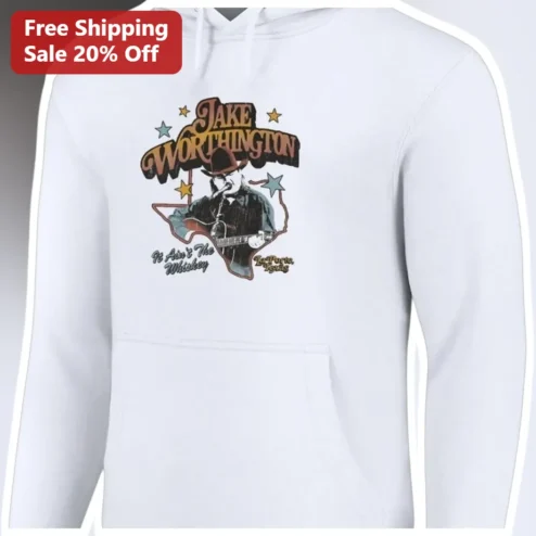 It Ain't The Whiskey Hoodie Vintage Country Music Texas Outline Graphic Pullover Gift for Him
