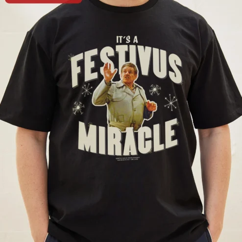 It's A Festivus Miracle Tee Frank Costanza Seinfeld Quote Shirt December 23 Gift