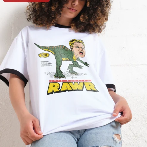 It's Fucking Rawr Gordon Ramsay Meme Graphic Tee Funny Chef Humor Gift for Men on a hanger, ready to ship from Chicago, Illinois