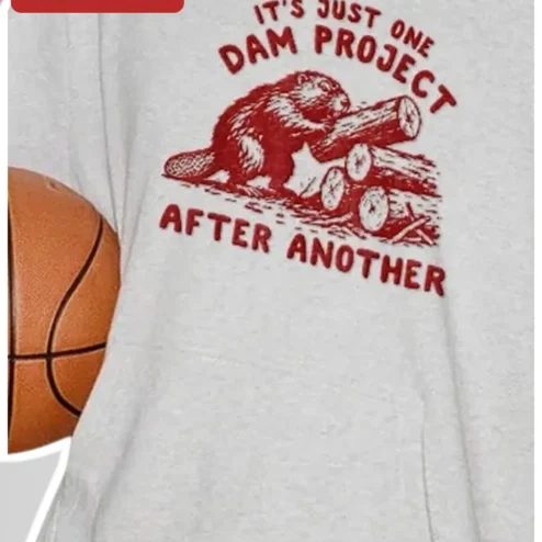 It's Just One Dam Project After Another Tee Funny Construction Humor Graphic Shirt for Men Women