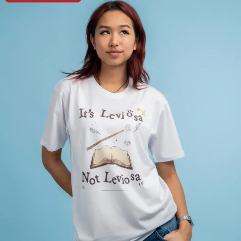 It's Leviösa Not Leviosa Tee Hermione Granger Wingardium Leviosa Quote Shirt for Harry Potter Fans