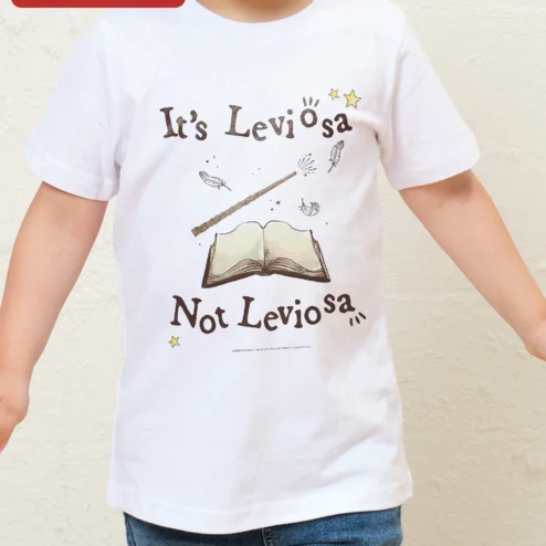 It's LeviOsa Not LevioSa Wingardium Leviosa Harry Potter Parody Kids Tee