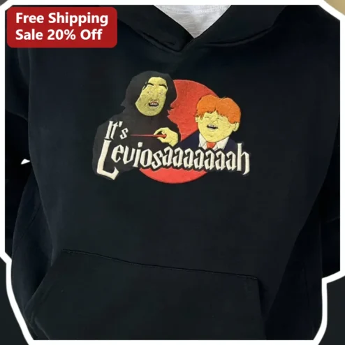 It's Leviosaaaaaaah Harry Potter Snape Ron Meme Hoodie