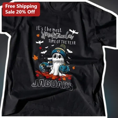 It's The Most Spooktacular Time Of The Year Jacksonville Jaguars Halloween Tee