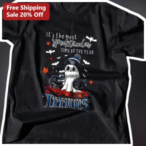 It's The Most Spooktacular Time Of The Year Tennessee Titans Halloween Tee
