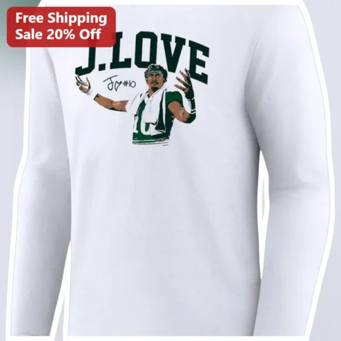J.LOVE Long Sleeve Tee Jayson Tatum Boston Celtics Fan Gift