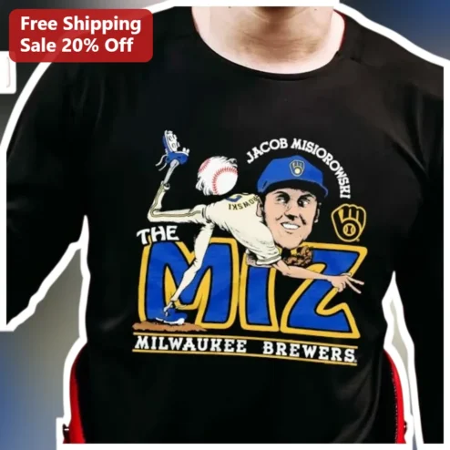 Jacob Misiorowski The Miz Milwaukee Brewers Pitcher Tee