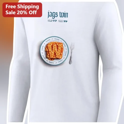 Jags Win Long Sleeve Tee Jacksonville Jaguars Fan Gift Funny Sports Apparel