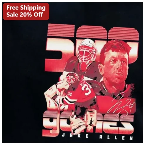 Jake Allen Games Milestone Graphic Tee Buffalo Bills NFL Fan Gift