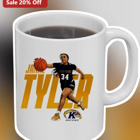 Janae Tyler Mug Kent State Golden Flashes Basketball Player Personalized Name Coffee Cup Gift