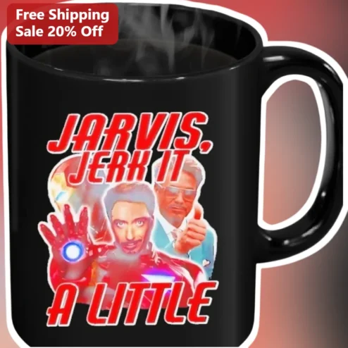 Jarvis Jerk It A Little Tony Stark Iron Man Mug Marvel Gift