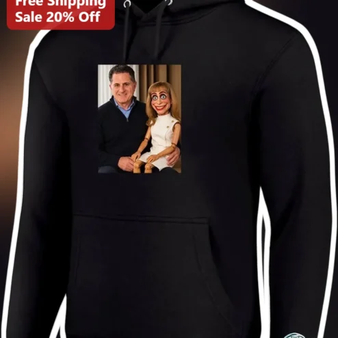 Jeff Dunham Hoodie with Walter Puppet Graphic Pullover Comedy Merch Gift for Fans