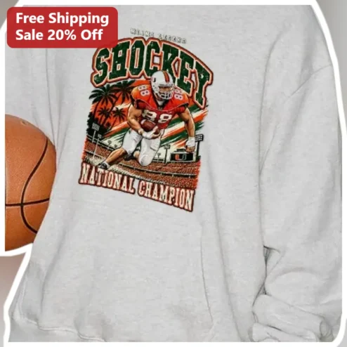 Jeremy Shockey Miami Legend National Champion Vintage Sweatshirt