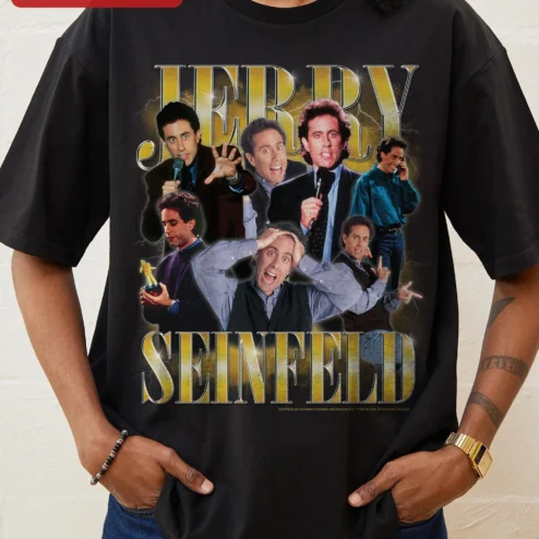 Jerry Seinfeld Vintage Stand Up Comedy Graphic Tee for Fans