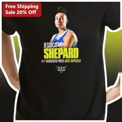 Jessica Shepard AP Most Improved Player WNBA Dallas Wings Tee