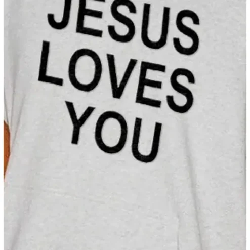 Jesus Loves You Tee Christian Faith Apparel Gift for Men Women Kids