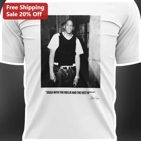 Jigga With The Rollie And The Vest Nipsey Hussle Lyric Graphic Tee