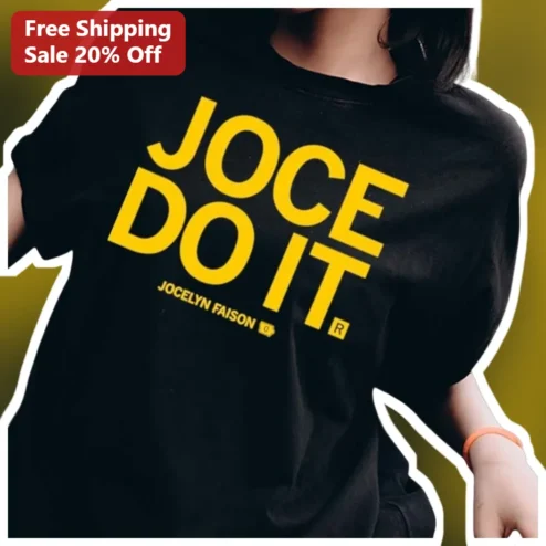JOCE DO IT Tee Jocelyn Faison Merch Black Graphic T-Shirt for Fans