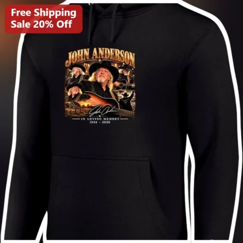 John Anderson In Loving Memory Hoodie Country Singer Tribute Gift