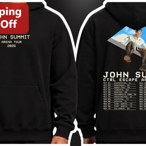 John Summit CTRL ESCAPE Arena Tour Hoodie EDM Festival Merch