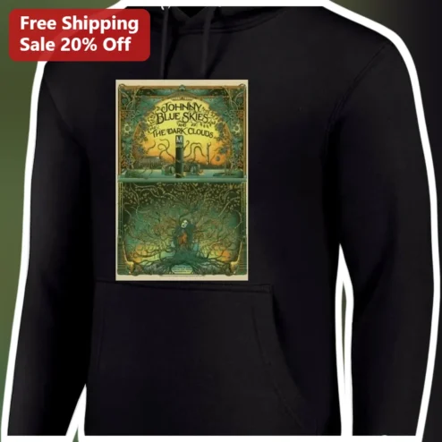 Johnny Blue Skies and the Dark Clouds Hoodie Sturgill Simpson Mutiny After Midnight Vintage Band Merch