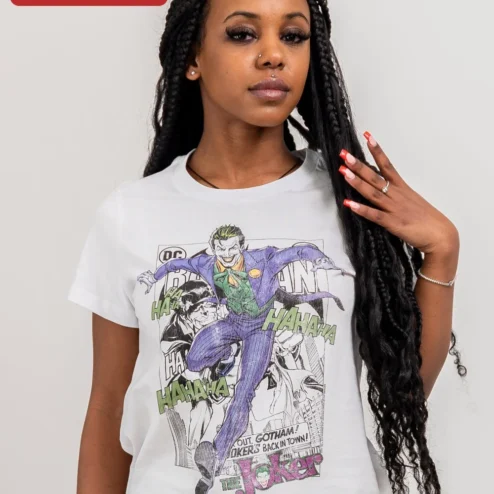 Joker Ha Ha Ha Out Gotham Tee Vintage Comic Book Villain Graphic Shirt for Men Women Halloween Gift