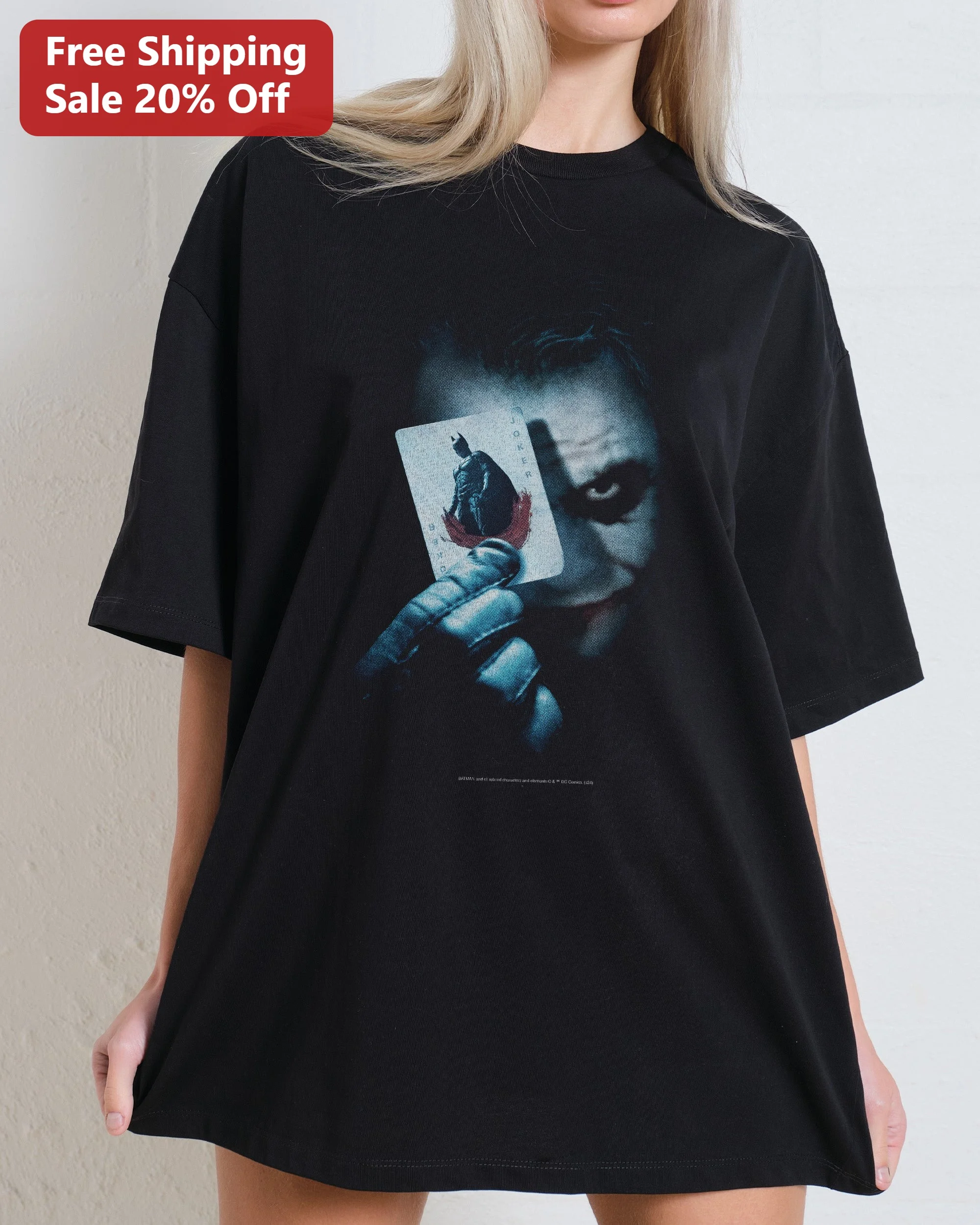 Joker Tee Dark Knight Vintage Original Graphic T-Shirt for Men Women