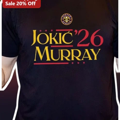 Jokic Murray '26 Denver Nuggets Fan Tribute Tee Unisex Basketball Apparel Gift